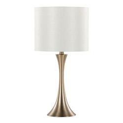 Lenuxe 24" Metal Table Lamp - Set Of 2 by Lumisource in Off White Gold