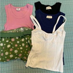 Pink Victoria's Secret Tops | Cotton On, Vintage Thread, Vs / Pink | Color: Black/Blue/Pink/Tan/White | Size: Xs