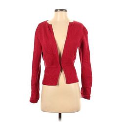 White House Black Market Cardigan Sweater: Red - Women's Size X-Small