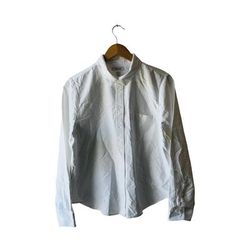 Madewell Tops | Madewell Size L White Button Front Long Sleeve Shirt - New | Color: White | Size: L