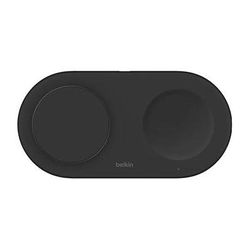 Belkin BoostCharge Pro 2-in-1 Magnetic Wireless Charging Pad with Qi2 (Black) WIZ021TTBK