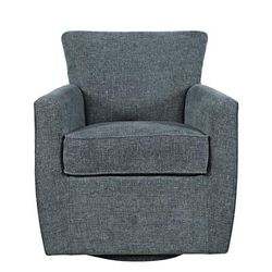 Blakely Harper Contemporary Traditional Swivel Accent Chair - Jofran ROYCE-SW-DENIM