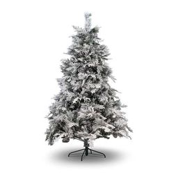 Albero innevato in PE Effetto Real Touch+PP 240cm