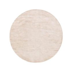Tappeto in viscosa Rotondo ivory ø 160 rotondo