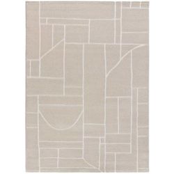 Tappeto astratto crema 200x300 cm