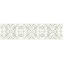 Tappeto in vinile cucina verde lisbona 48x198 cm