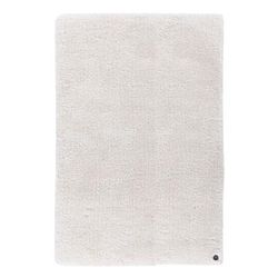 Tappeto brillante shaggy a pelo lungo spesso Bianco 85x155