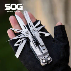 SOG 18 IN 1 PowerPint Multi-Tool Compact Mini Folding Pliers With knife Pocket Tool Camping Outdoor Hand Tools PP1001/1002-CP