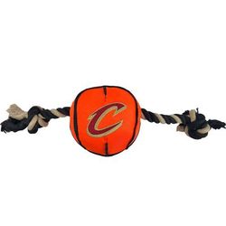 NBA Cleveland Cavaliers Nylon Basketball Rope Dog Toy, Medium, Multi-Color