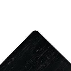 NoTrax 512R0036BL Marble-Tuff Anti-Fatigue Floor Mat - 3' x 75', 1/2" Thick, Black