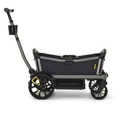 Veer Cruiser City (2 Seater) Stroller Wagon + Sidewall Kit + Canopy Bundle - Natural