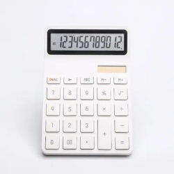 12-Digit Solar Calculator with Dual Power Supply Electronic Financial Accounting Tools for Home Office School