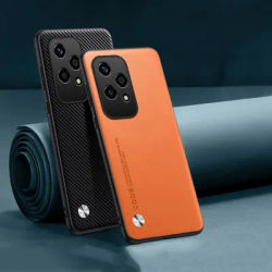 Luxury Soft Leather Back Phone Case For Honor 200 Lite 200Lite Shockproof Silicone Case For