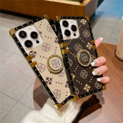 Luxury Flower Vintage Pattern Cover For iphone 16 PRO MAX 16E 15 PRO MAX 14 PRO 11 12 13 PRO MAX 16