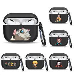 Anime Demon Slayer Custodia per auricolari per Apple AirPods 3 1 Pro 2 Auricolari Bluetooth senza fili Cuffie Custodia protettiva Giocattoli Regali