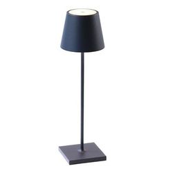 Spencer Indoor/Outdoor Cordless Rechargeable LED Table Lamp - Steel Blue - Frontgate