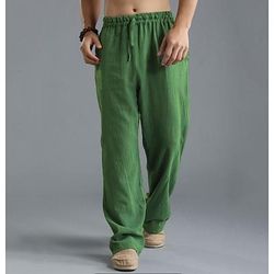 Medievale Rinascimento Pantaloni da pirata Pirata Vichingo Tinta unica Costume Per uomo Vichingo Costumi da pirata Halloween Carnevale Vacanza Festa / Sera LARP Adulti Pantaloni Primavera Estate
