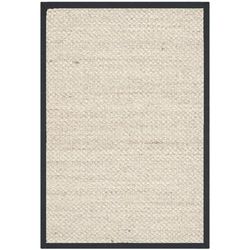 Tappeto Sisal Marmo/Nero 76 X 122 cm
