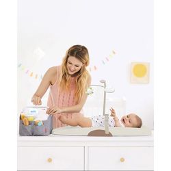 Skip Hop Nursery Style Wipe-Clean Changing Pad - Oat