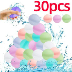Reusable Water Balloons Toys Quick Fill Sealing Water Bomb for Summer Games Children's Adults Outdoor Activities Toy Gifts