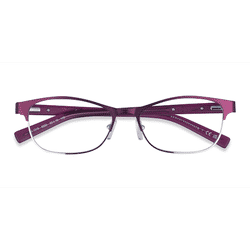 Female s horn Shiny Purple Silver Metal Prescription eyeglasses - Eyebuydirect s Armani Exchange AX1010