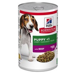 12x370g Beef Puppy Hill's Science Plan Wet Dog Food