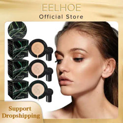 EELHOE Mushroom Air Cushion CC Cream Mushroom Head Waterproof Brighten Base Makeup Cosmetics Professional Concealing Foundation