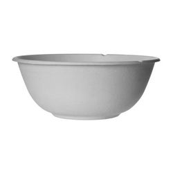 Vegware BG-BL46-C 46 oz Coupe Bowl - Molded Fiber, White, Case of 400