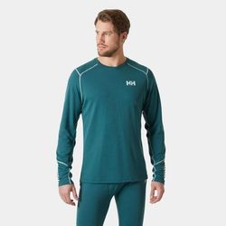 Helly Hansen Men's Lifa Active Crew Warm Base Layer Green M