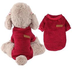 cappotto per cani, vestiti per cani da compagnia maglieria maglioni per cani morbido ispessimento caldo camicia per cani da cucciolo maglioni invernali per cuccioli di cane per cani