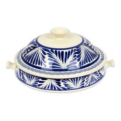 Taste of Mexico,'Traditional 7.75 Inch Majolica Salsa Bowl from Mexico'