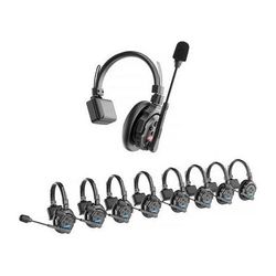 Synco X-Talk X9 Wireless Intercom System with 9 Single-Ear Headsets (2.4 GHz) XTALK X9