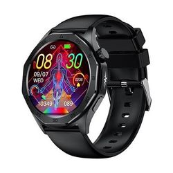 E480 Orologio intelligente 1.43 pollice Intelligente Guarda Bluetooth ECG PPG Monitoraggio della temperatura Pedometro Compatibile con Android iOS Da donna Da uomo Standby lungo Chiamate in