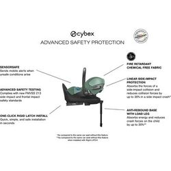 Cybex Cloud T SensorSafe Infant Car Seat - Leaf Green