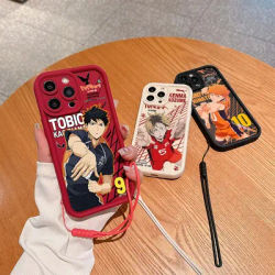 Anime Shoyo Hinata Haikyuu Phone Case for IPhone 16 15 14 13 12 11 Pro Max Mini XR XS X 7 8 Plus
