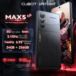 CUBOT MAX 5, Android Smartphone 5G, Dimensity 8200,4nm, 3.1GHz, 6.95-inch 144Hz Large Screen, 24+256GB,Gaming Phone,Add to Cart