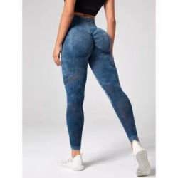 Women Leggings for Fitness Yoga Pants Seamless Sport Tights Scrunch Butt Gym Pantalones Workou High Waist Elastic