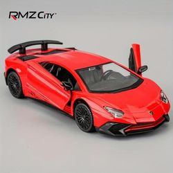 TEMU 1/36 Scale Aventador Lp700-4 Casting Car Model, Zinc Alloy Toy Car For Kids, Pull Back Vehicles Toy Car For Toddlers Kids Boys Girls Gift (red)