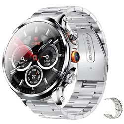 imosi h18 smart watch 1,95 pollici smartwatch fitness corsa orologio 4g contapassi promemoria chiamate cardiofrequenzimetro compatibile con smartphone uomo gps lungo standby chiamate in vivavoce ip 67