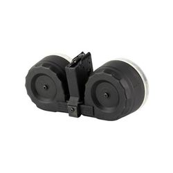 KCI USA AR-15 Drum Rifle Magazine 5.56x45mm NATO 100 Round Black 1 Pack Polymer KCIMZ001-100RD