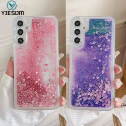 Glitter Silicone Case For Samsung Galaxy A16 A26 A36 A56 A06 A15 A25 A35 A55 5G A14 A24 A34 A54 A05S A73 A53 A23 A13 A52 Cover