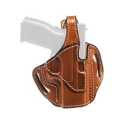Tagua Gunleather Canyon Elite OWB Leather Holster Most 1911s - 4inHammer Down Brown TX-ELITE-BH1-212