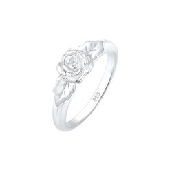 Elli - Banda Rose Simbolo Fiorato Look Vintage in Argento Sterling 925 Anelli 1 pieces female