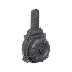 ProMag Rifle Magazine AR-15 9mm Luger Glock Style 50 Round Black 1 Pack DuPont Zytel Polymer DRMA12-50RD