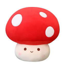 Hot Kawaii Mushroom Plush Dolls Simulation Plant Pillow Lovely Toys For Home Decor Sleeping Cushion Stuffed Soft Dolls