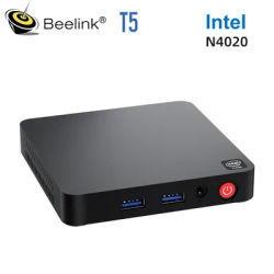 Beelink T5 Mini PC Intel Celeron N4020 Wifi5 BT5.0 4GB DDR4 64GB eMMC 4K 1000M Desktop Mini Computer