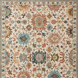 Lois Hand-Hooked Rug - Rust, 5' x 7'6" - Frontgate