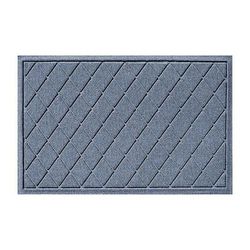 Water & Dirt Shield Argyle Door Mat - Dark Brown, 2' x 3' - Frontgate