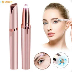 Mini Electric Eyebrow Trimmer Security Hair Removal Eye Brow Epilator USB Shaper Beauty Shaver Hair Removal Painless Automatic