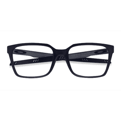 Unisex s square Gray Plastic Prescription eyeglasses - Eyebuydirect s Oakley Dehaven A